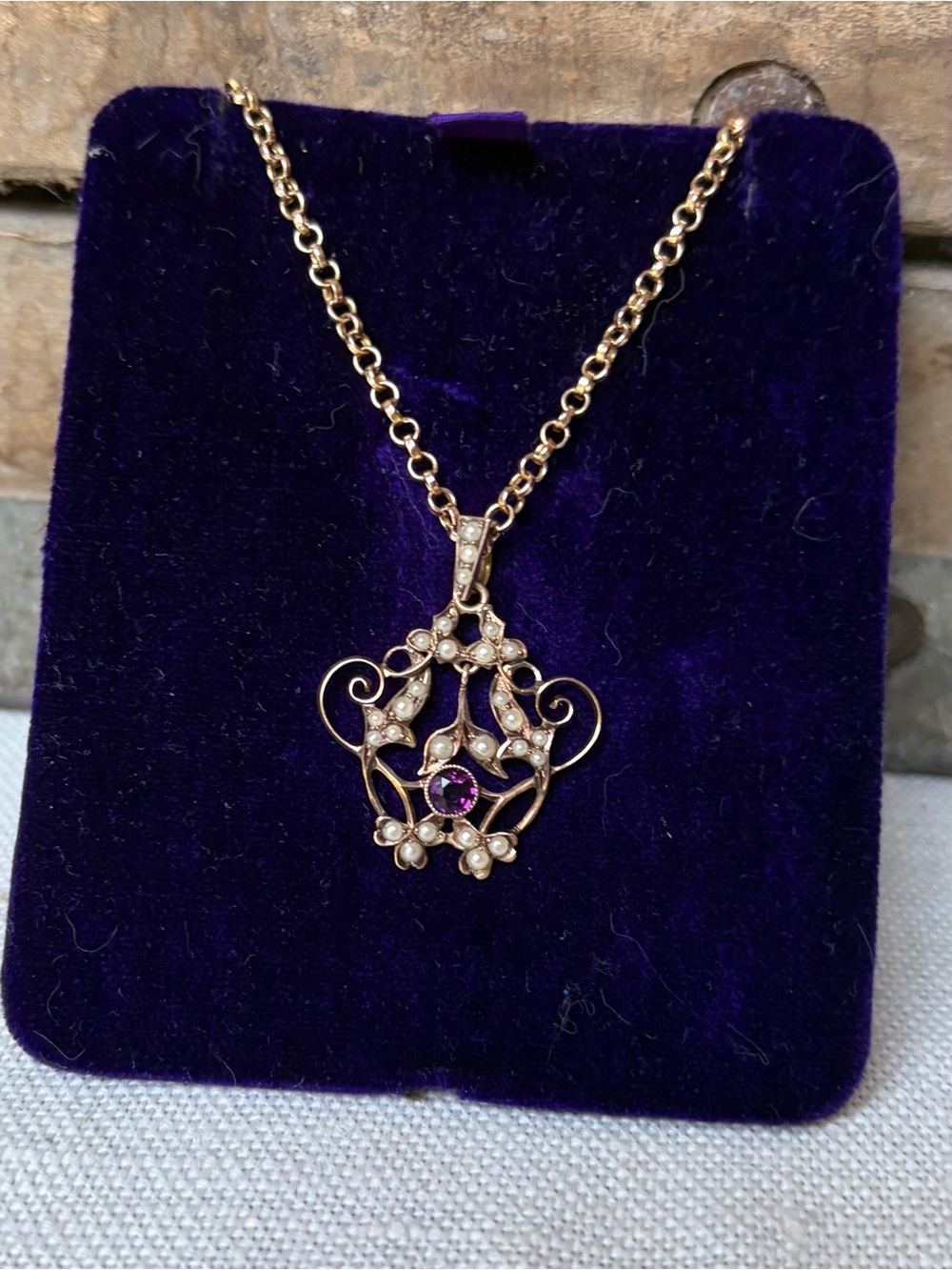 Antique 9ct Necklace